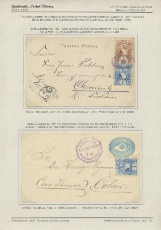 POSTGESCHICHTE VON GUATEMALA 1824-1902 – Blatt 80
