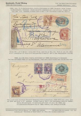 POSTGESCHICHTE VON GUATEMALA 1824-1902 – Blatt 91
