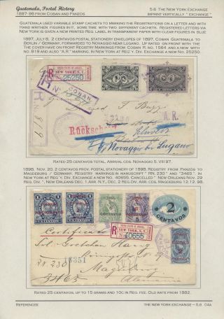 POSTGESCHICHTE VON GUATEMALA 1824-1902 – Blatt 92