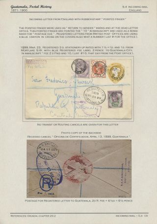 POSTGESCHICHTE VON GUATEMALA 1824-1902 – Blatt 95