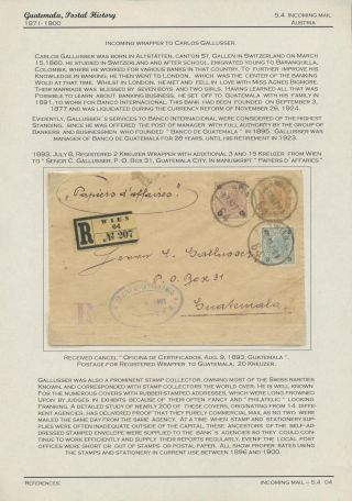 POSTGESCHICHTE VON GUATEMALA 1824-1902 – Blatt 96