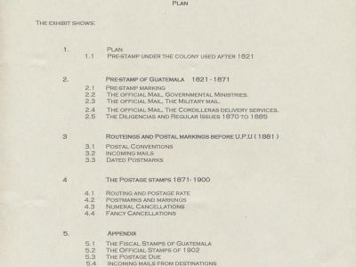 POŠTOVNÍ HISTORIE GUATEMALY 1824-1902