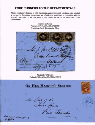 DEPARTEMENTSMARKEN VON SÜDAUSTRALIEN 1868-1874 – Blatt 4