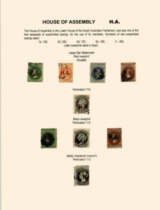 DEPARTEMENTSMARKEN VON SÜDAUSTRALIEN 1868-1874 – Blatt 9