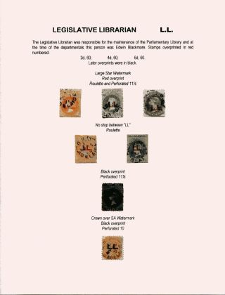 DEPARTEMENTSMARKEN VON SÜDAUSTRALIEN 1868-1874 – Blatt 11