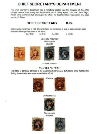 DEPARTEMENTSMARKEN VON SÜDAUSTRALIEN 1868-1874 – Blatt 12