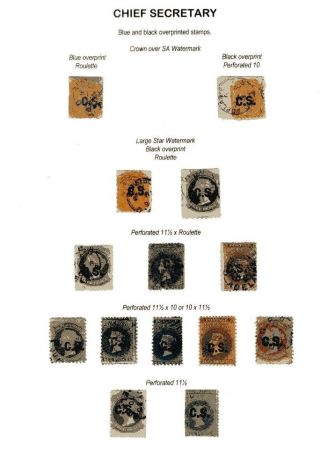 DEPARTEMENTSMARKEN VON SÜDAUSTRALIEN 1868-1874 – Blatt 13