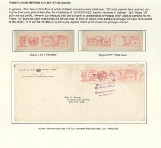 POSTGESCHICHTE DER UNO - VORLÄUFERPERIODE 1942-1951 – Blatt 15
