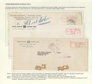 POSTGESCHICHTE DER UNO - VORLÄUFERPERIODE 1942-1951 – Blatt 20