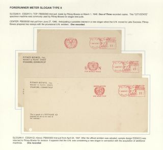 POSTGESCHICHTE DER UNO - VORLÄUFERPERIODE 1942-1951 – Blatt 22