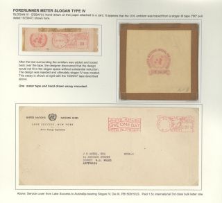 POSTGESCHICHTE DER UNO - VORLÄUFERPERIODE 1942-1951 – Blatt 25