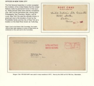 POSTGESCHICHTE DER UNO - VORLÄUFERPERIODE 1942-1951 – Blatt 28