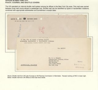 POSTGESCHICHTE DER UNO - VORLÄUFERPERIODE 1942-1951 – Blatt 30