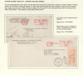 POSTGESCHICHTE DER UNO - VORLÄUFERPERIODE 1942-1951 – Blatt 33
