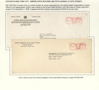 POSTGESCHICHTE DER UNO - VORLÄUFERPERIODE 1942-1951 – Blatt 41