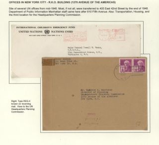 POSTGESCHICHTE DER UNO - VORLÄUFERPERIODE 1942-1951 – Blatt 42
