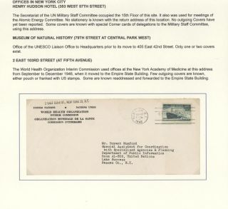 POSTGESCHICHTE DER UNO - VORLÄUFERPERIODE 1942-1951 – Blatt 45