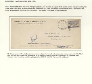 POSTGESCHICHTE DER UNO - VORLÄUFERPERIODE 1942-1951 – Blatt 48