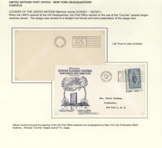 POSTGESCHICHTE DER UNO - VORLÄUFERPERIODE 1942-1951 – Blatt 59