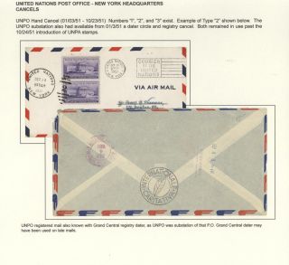 POSTGESCHICHTE DER UNO - VORLÄUFERPERIODE 1942-1951 – Blatt 60