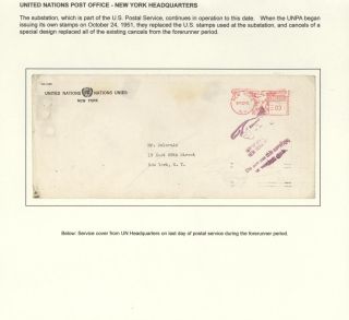 POSTGESCHICHTE DER UNO - VORLÄUFERPERIODE 1942-1951 – Blatt 61