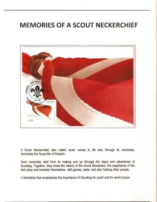 MEMORIES OF A SCOUT NECKERCHIEF – sheet 1