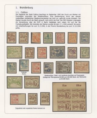 GERMAN LOCAL ISSUES 1945/1946 – sheet 2