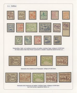 GERMAN LOCAL ISSUES 1945/1946 – sheet 5