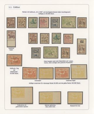 GERMAN LOCAL ISSUES 1945/1946 – sheet 6