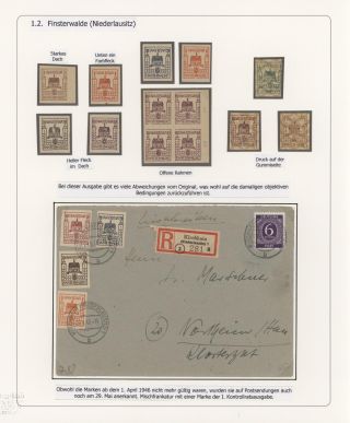 GERMAN LOCAL ISSUES 1945/1946 – sheet 8