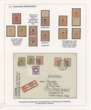 GERMAN LOCAL ISSUES 1945/1946 – sheet 9