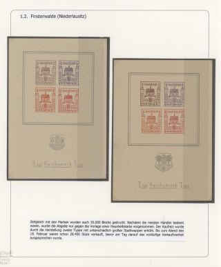 GERMAN LOCAL ISSUES 1945/1946 – sheet 10