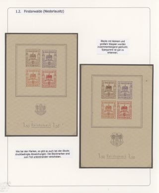 GERMAN LOCAL ISSUES 1945/1946 – sheet 11