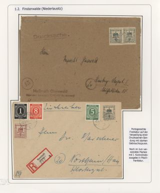 GERMAN LOCAL ISSUES 1945/1946 – sheet 12