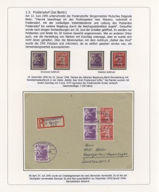 GERMAN LOCAL ISSUES 1945/1946 – sheet 13