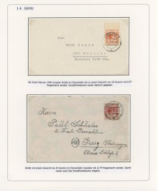 GERMAN LOCAL ISSUES 1945/1946 – sheet 15