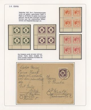 GERMAN LOCAL ISSUES 1945/1946 – sheet 18