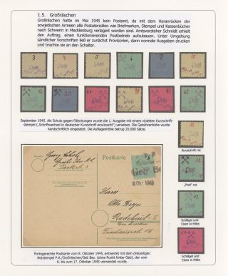 GERMAN LOCAL ISSUES 1945/1946 – sheet 19