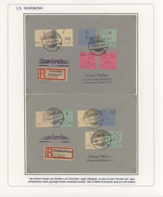 GERMAN LOCAL ISSUES 1945/1946 – sheet 21