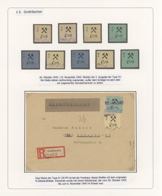 GERMAN LOCAL ISSUES 1945/1946 – sheet 25