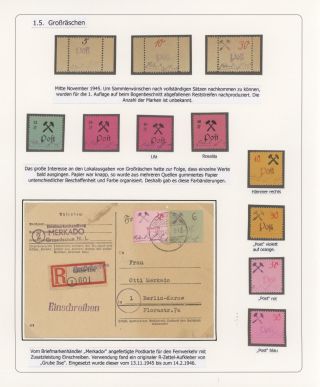 GERMAN LOCAL ISSUES 1945/1946 – sheet 26