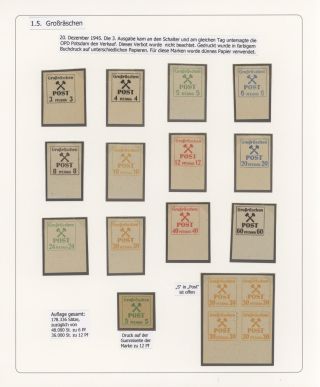 GERMAN LOCAL ISSUES 1945/1946 – sheet 27