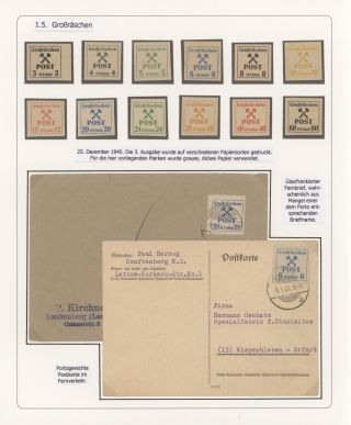 GERMAN LOCAL ISSUES 1945/1946 – sheet 28
