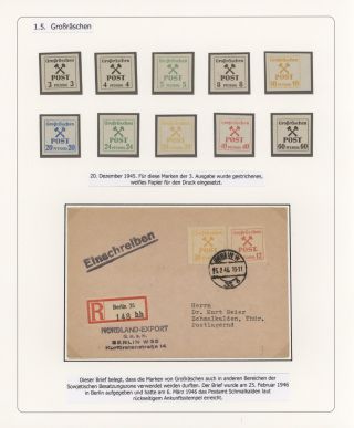 GERMAN LOCAL ISSUES 1945/1946 – sheet 29