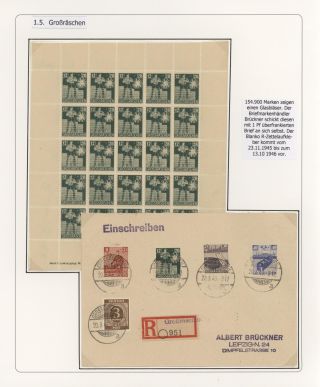 GERMAN LOCAL ISSUES 1945/1946 – sheet 32