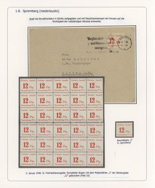 DEUTSCHE LOKALAUSGABEN 1945/1946 – Blatt 49