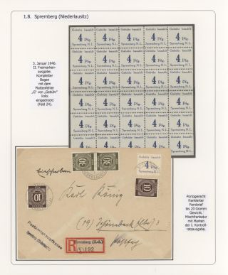 DEUTSCHE LOKALAUSGABEN 1945/1946 – Blatt 50