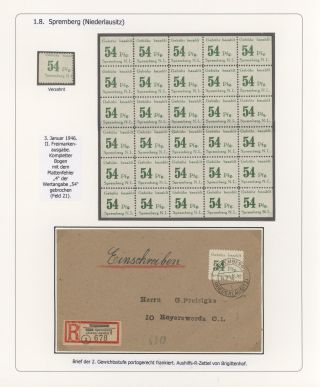 DEUTSCHE LOKALAUSGABEN 1945/1946 – Blatt 52
