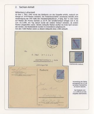 DEUTSCHE LOKALAUSGABEN 1945/1946 – Blatt 79