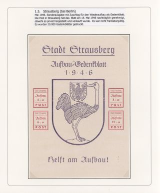 DEUTSCHE LOKALAUSGABEN 1945/1946 – Blatt 105